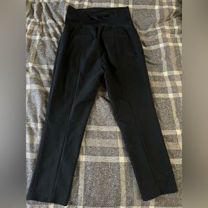 Maternity black dress pants - size 12
